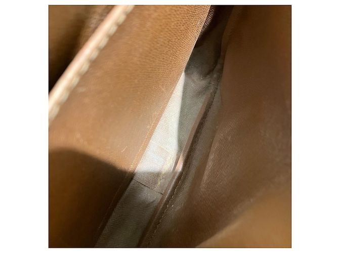 Borsa a tracolla Louis Vuitton Cartouchiere MM Marrone Monogramma - vista 6