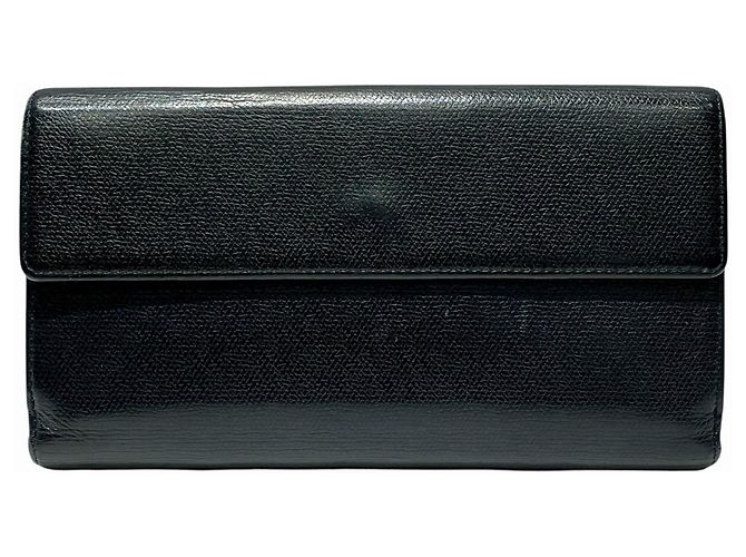 Cartera Larga Chanel - Coco Button Leather Negro - vista 2