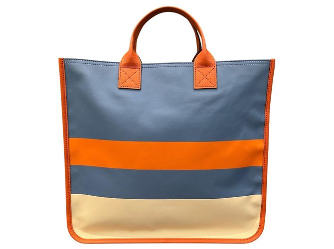 Saco Tote Infantil Gucci Interlocking G Azul - vista 2