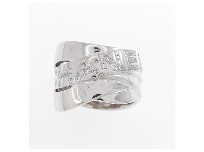 Anillo Chanel Bolduc en oro blanco de 18K - vista 2