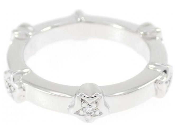 Anel Aliança Chanel em Ouro Branco 18K e Diamantes - vista 2