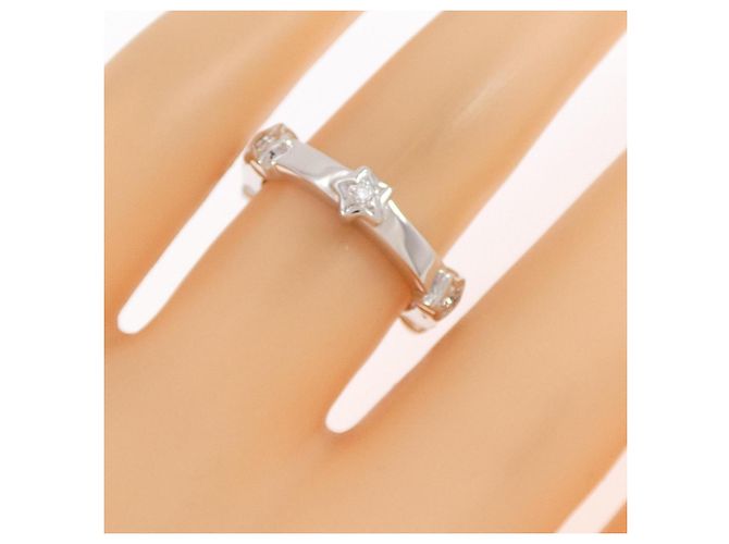 Anel Aliança Chanel em Ouro Branco 18K e Diamantes - vista 4