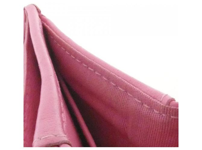 Cartera tri-fold Chanel Boy Line 84432 de piel rosa - vista 8