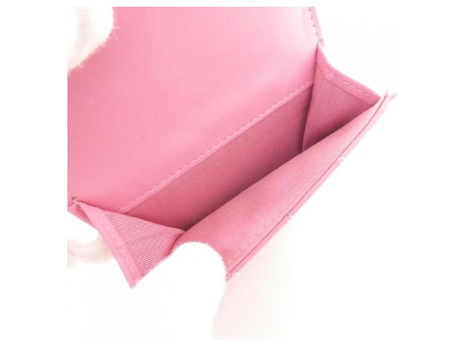 Cartera tri-fold Chanel Boy Line 84432 de piel rosa - vista 9