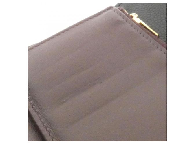 Portafoglio Chanel Timeless Classic Line AP0232 Nero Bordò - vista 9