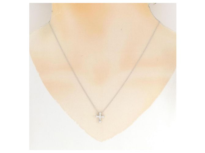 Autre Marque Collana Tiffany Mini Cross - vista 6