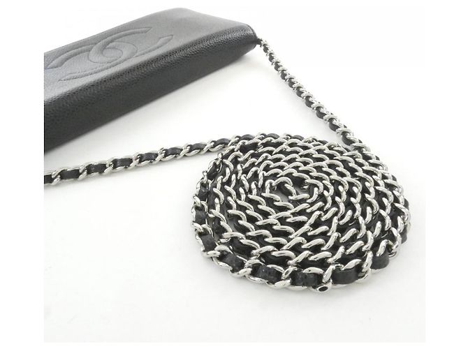 Cadena de cartera Chanel Timeless CC Line 48654 Negro - vista 5