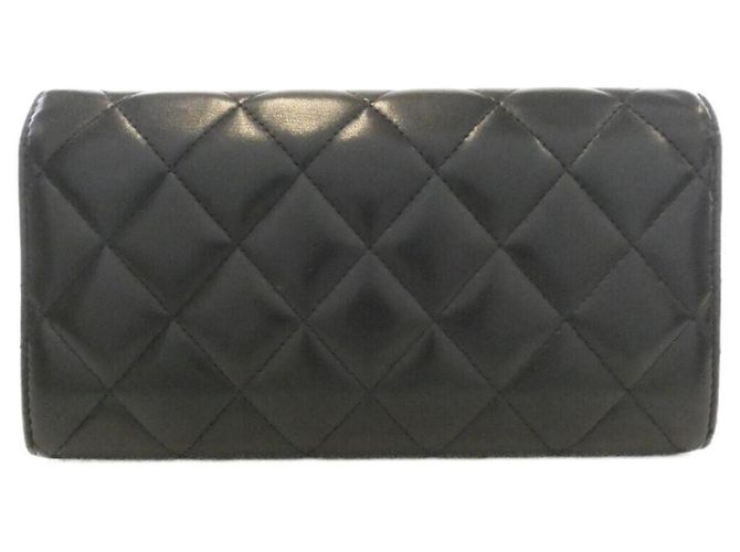 Chanel Timeless Classic Line 50096 Wallet Black Dark red - view 2