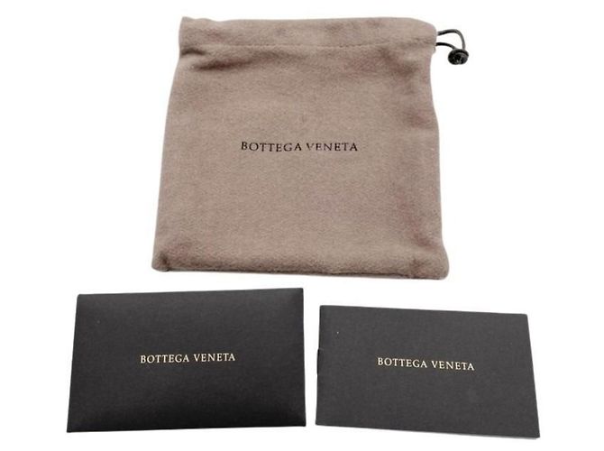 Cartera bi-fold de cuero verde Bottega Veneta - vista 10