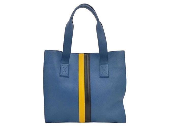 Borsa Tote Tod's in pelle blu - vista 2