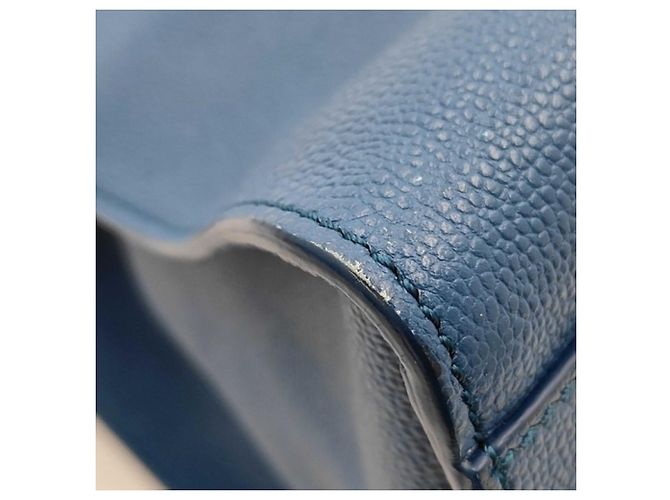 Borsa Tote Tod's in pelle blu - vista 6