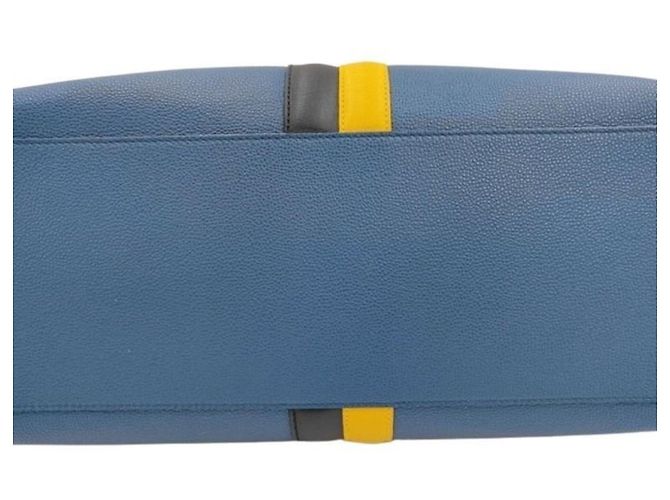 Borsa Tote Tod's in pelle blu - vista 7
