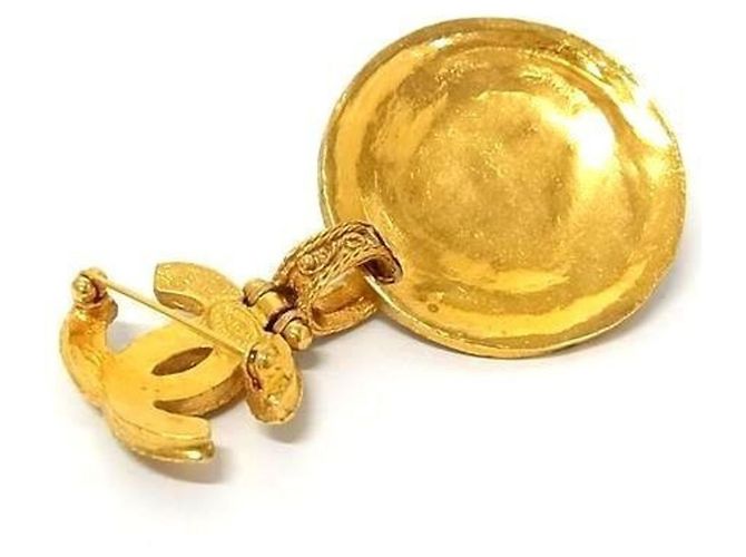 Chanel Brosche Gold und Rot Golden - Ansicht 2