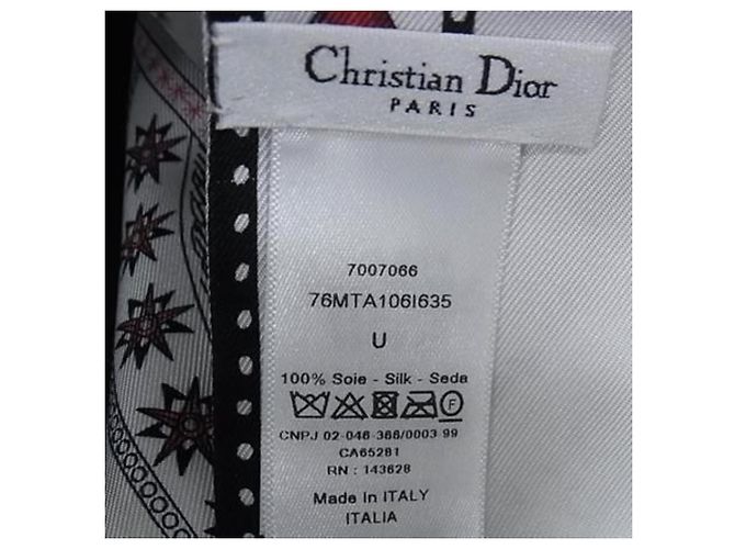 Christian Dior Mitzah Bandana-Schal Mehrfarben - Ansicht 2