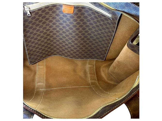 Céline Borsa Tote Celine Macadam Marrone - vista 5