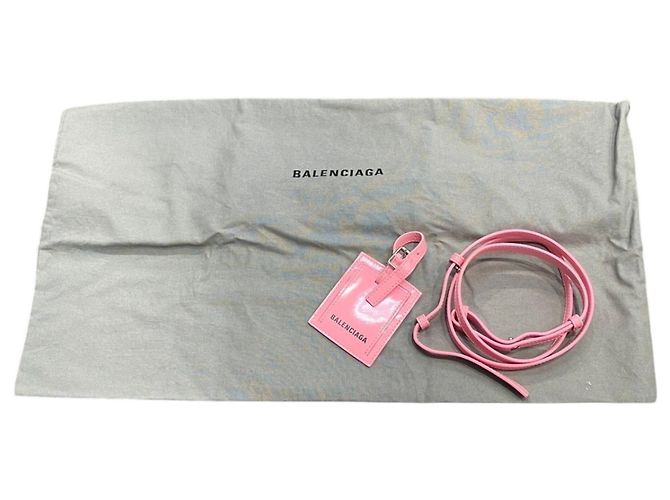 Borsa a tracolla Balenciaga Bistro Basket XS Rosa - vista 5