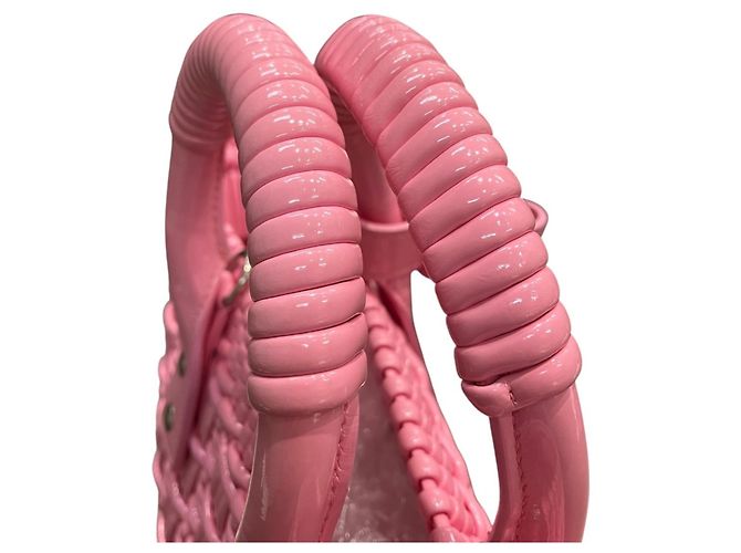 Borsa a tracolla Balenciaga Bistro Basket XS Rosa - vista 8