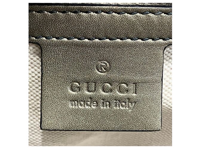Borsa a tracolla Gucci Horsebit Emily Marrone Argento - vista 4