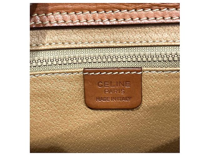 Céline Bolso de hombro Celine Macadam de piel Castaño - vista 4