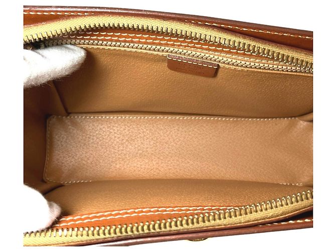 Céline Bolso de hombro Celine Macadam de piel Castaño - vista 6