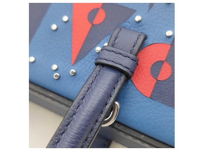 Bolsa Loewe Postal Small City Paris Azul - vista 5