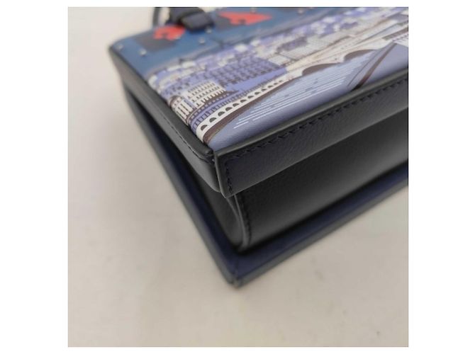 Bolsa Loewe Postal Small City Paris Azul - vista 6