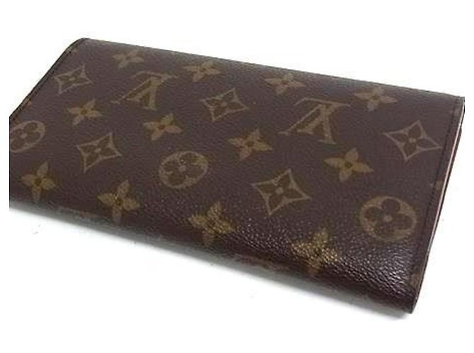 Louis Vuitton Portefeuille Tresor International Long Wallet Marron Monogramme - vue 2