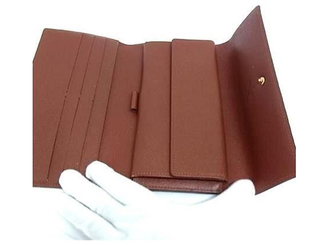 Louis Vuitton Portefeuille Tresor International Long Wallet Marron Monogramme - vue 4