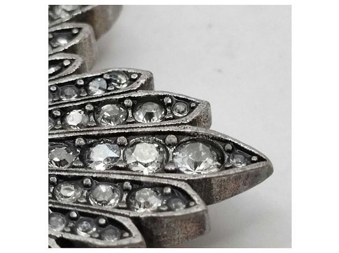 Spilla Christian Dior 1947 Signature BUFFALO STAR Argento - vista 7