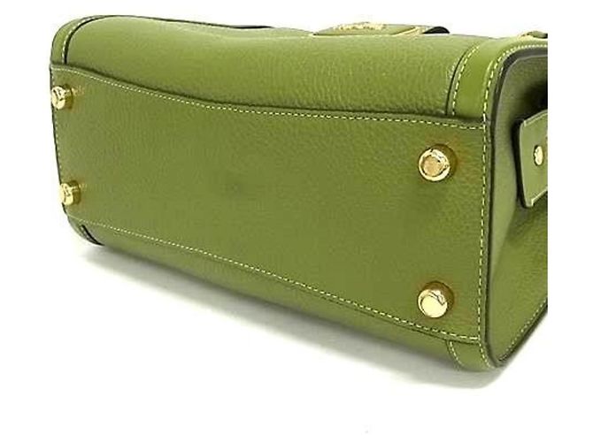 Borsa COACH Grace Carryall CC141 in pelle verde - vista 4