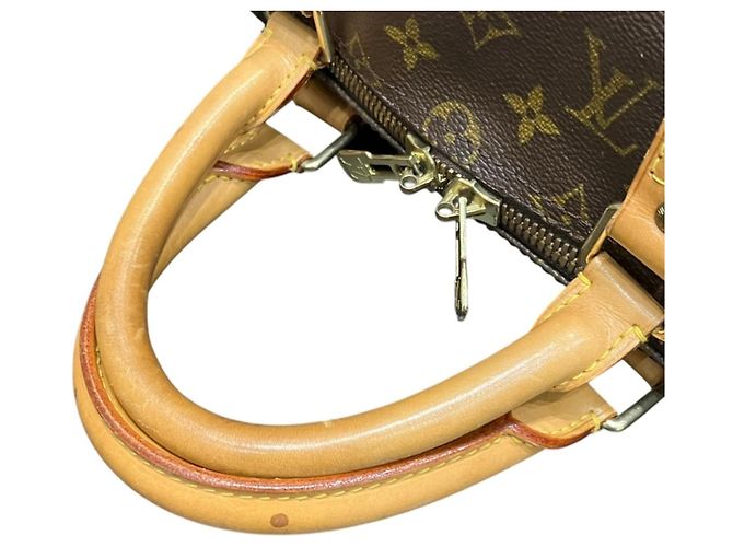 Louis Vuitton Keepall Bandoulière 50 Boston Bag Marrone Monogramma - vista 6