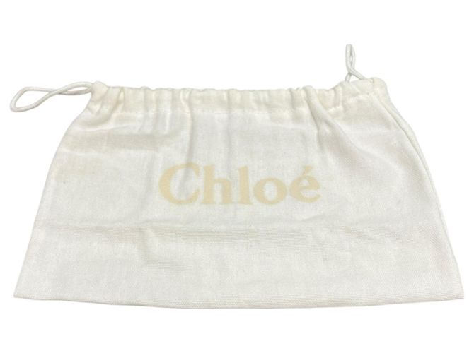 Borsa a tracolla Chloé Elsie Series in pelle di vitello rossa Rosso - vista 5