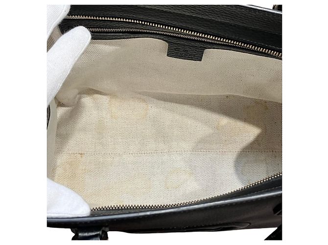 Borsa a tracolla 2-Way Soho in pelle Gucci Nero - vista 6