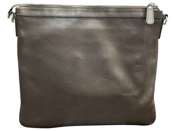 Sac messager Gucci en cuir marron - vue 2