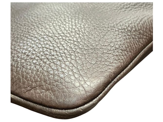 Sac messager Gucci en cuir marron - vue 7