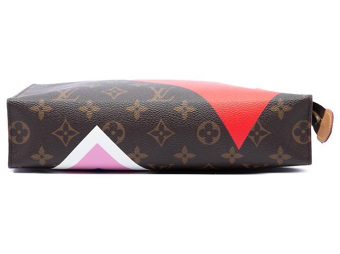 Louis Vuitton Brown Monogram Game On Kulturbeutel 26 Braun - Ansicht 3