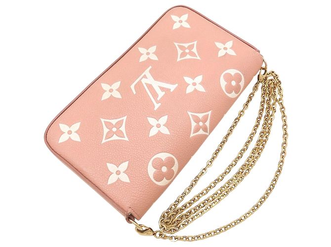 Louis Vuitton Pink Bicolor Monogram Empreinte Pochette Felicie Rosa - vista 20
