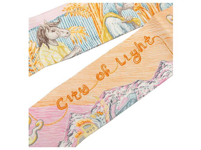Hermès Orange City of Light Seidentwilly - Ansicht 5