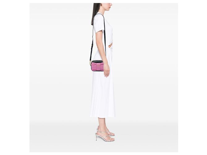 Bow Prada Borsa crossbody in nappa nera con fiocco Fiocco Nero - vista 7