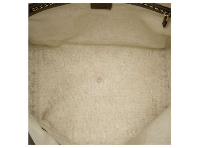 Tote Gucci Brown GG Lurex Heart Bit Marrone Bronzo - vista 4