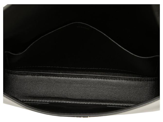 Céline Borsa a tracolla Celine Claude in pelle di vitello lucida nera Triomphe Nero - vista 4