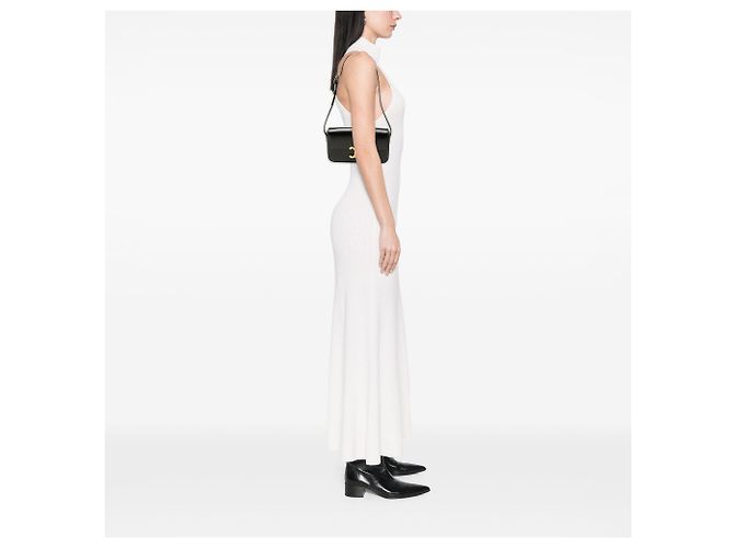 Céline Borsa a tracolla Celine Claude in pelle di vitello lucida nera Triomphe Nero - vista 6