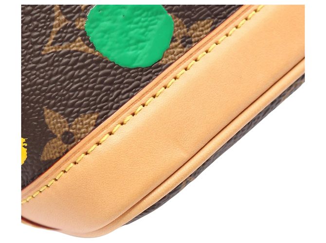 Louis Vuitton Brown Yayoi Kusama Monogram Painted Dots Nano Noe Marrone - vista 6
