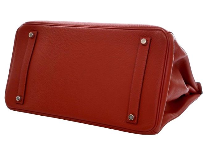 Hermès Red Togo Birkin Retourne 35 Rosso - vista 10