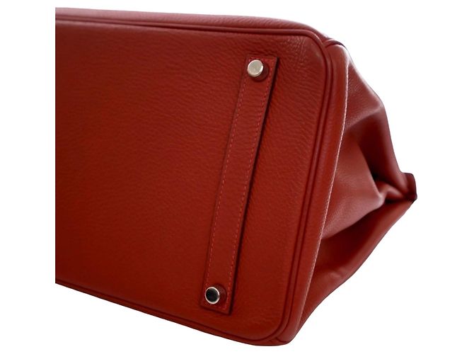 Hermès Red Togo Birkin Retourne 35 Rosso - vista 12