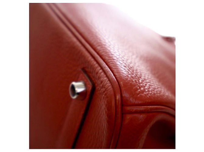 Hermès Red Togo Birkin Retourne 35 Rosso - vista 14