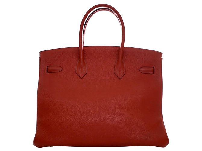 Hermès Red Togo Birkin Retourne 35 Rosso - vista 2