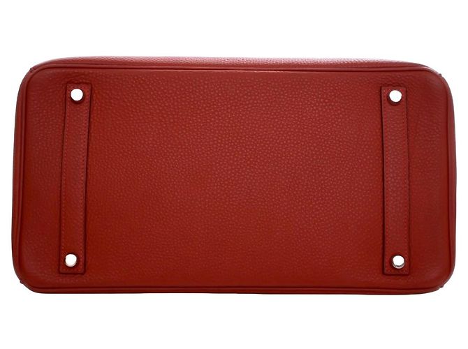 Hermès Red Togo Birkin Retourne 35 Rosso - vista 3