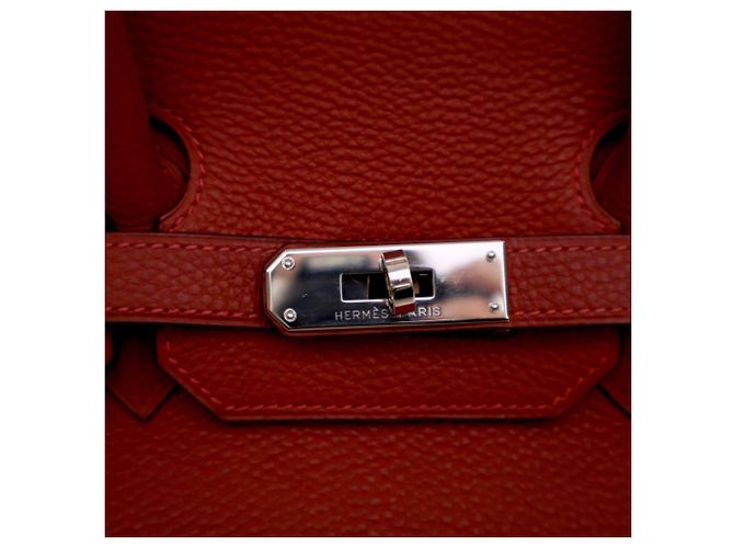 Hermès Red Togo Birkin Retourne 35 Rosso - vista 5