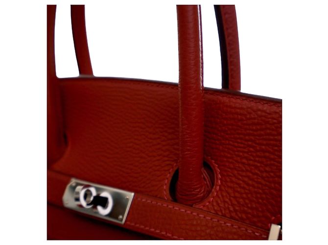 Hermès Red Togo Birkin Retourne 35 Rosso - vista 6